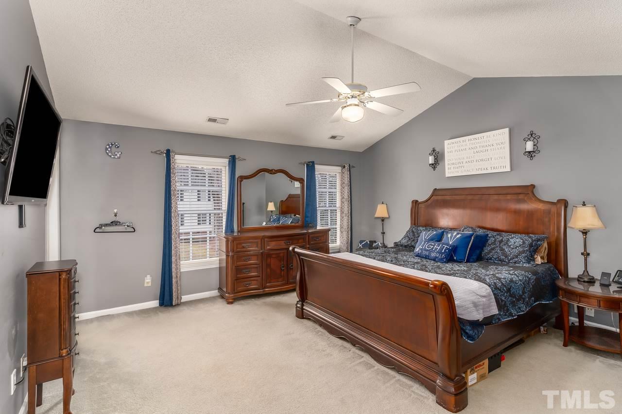 3429 Red Bay Drive Raleigh, NC 27616 - Photo 19 of 30 With high ceiling, walk-in closet and plenty of room for a king bed and much more!