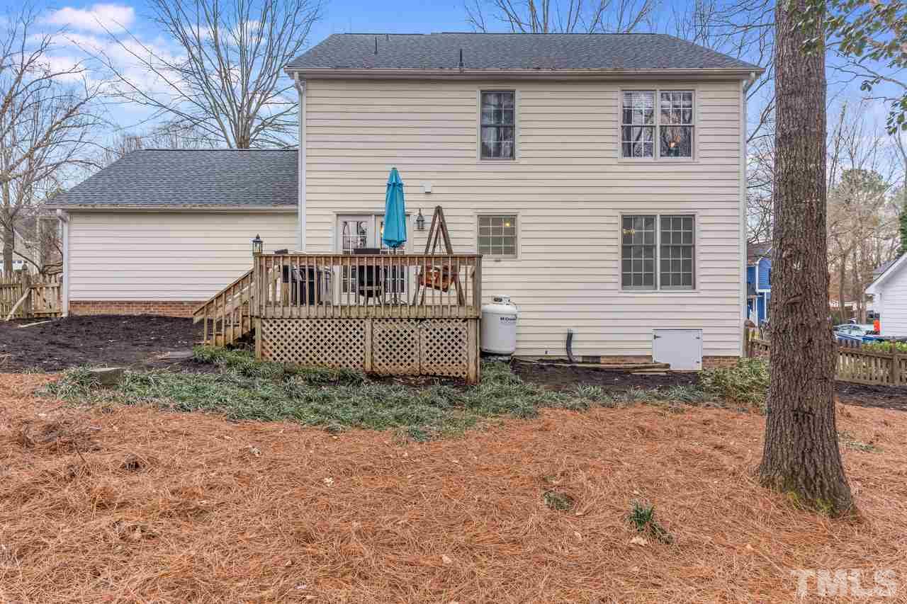 3429 Red Bay Drive Raleigh, NC 27616 - Photo 30 of 30 Fenced in backyard, with plenty of room for the kids and pets to play!