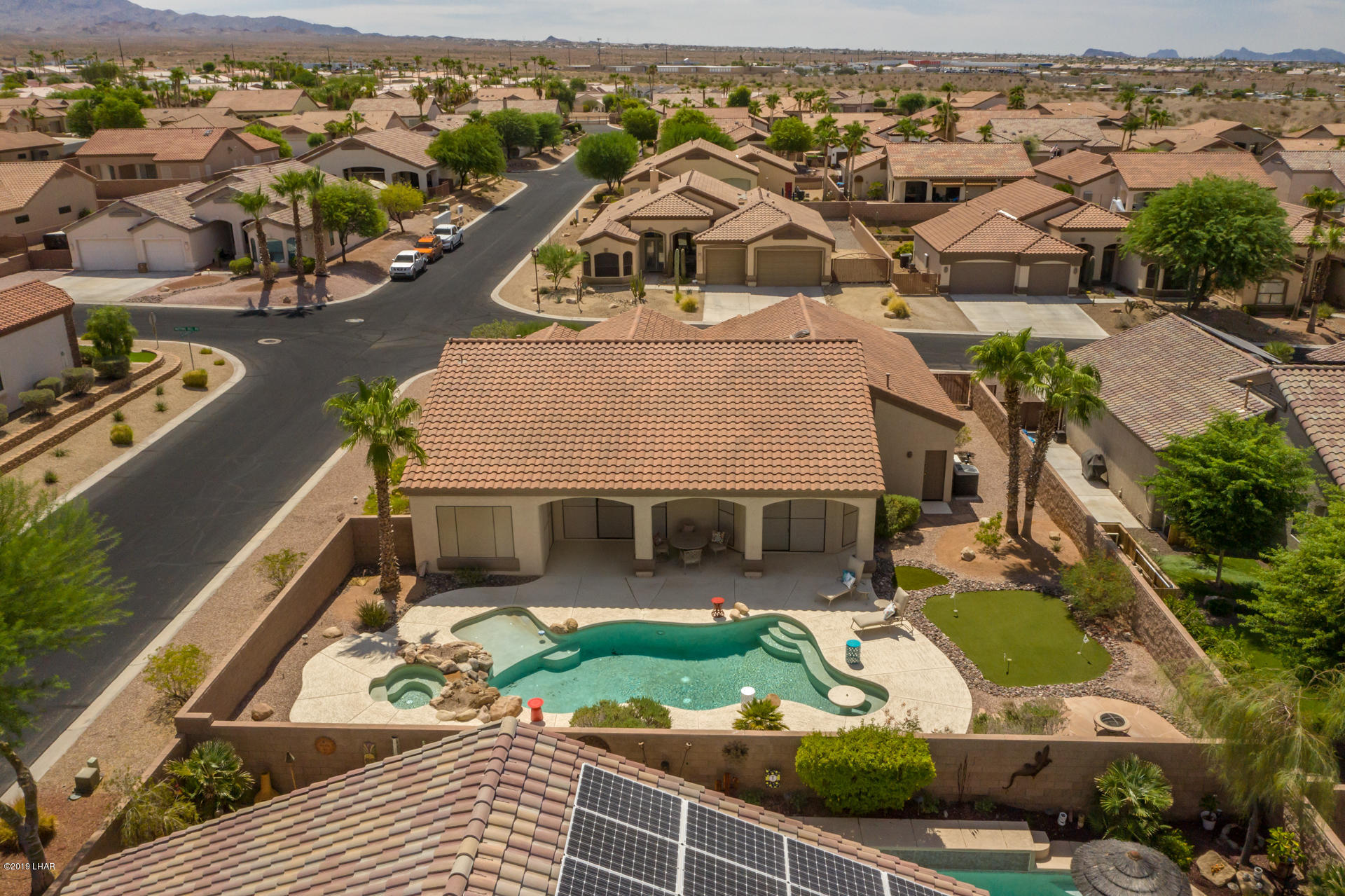 3889 Nottinghill Road Lake Havasu City, AZ 86404 - Photo 60 of 75 Another view from above.