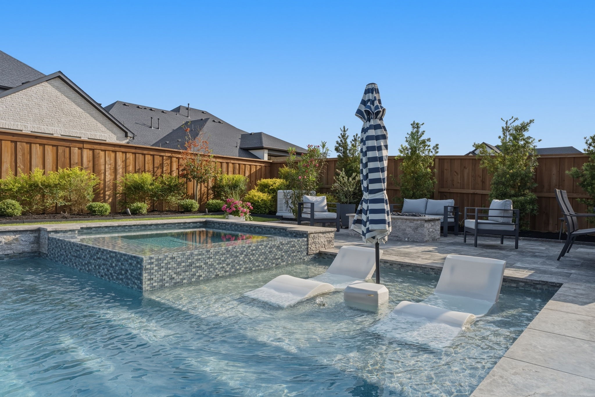 4708 Lorelai Lane Spring, TX 77386 - Photo 41 of 50 a view of a house with couches in front of house
