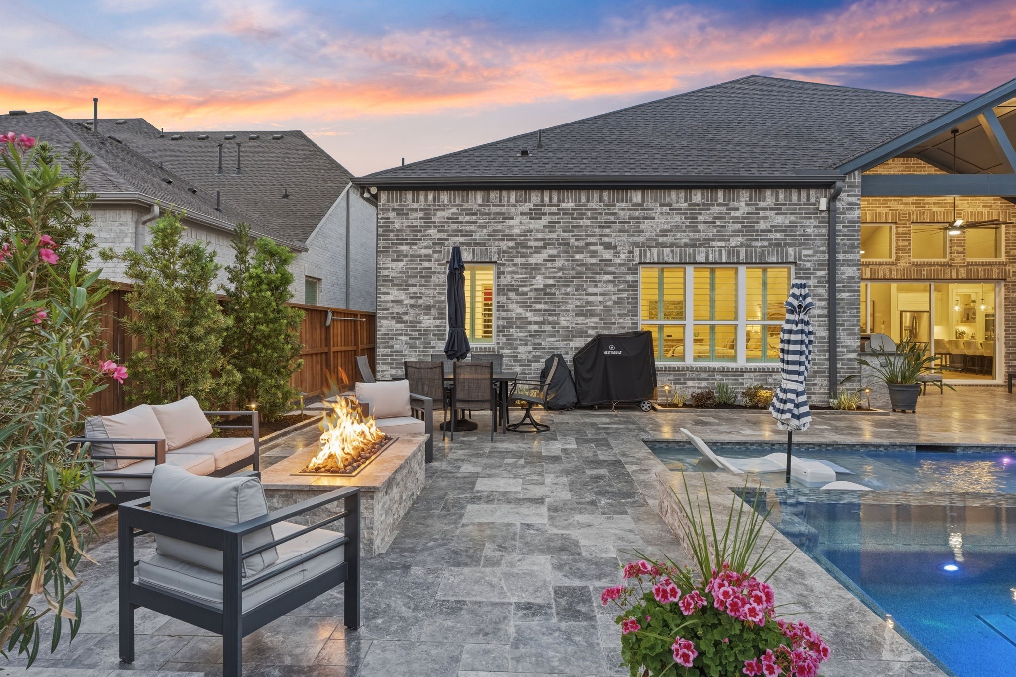 4708 Lorelai Lane Spring, TX 77386 - Photo 42 of 50 a view of a house with backyard and sitting area