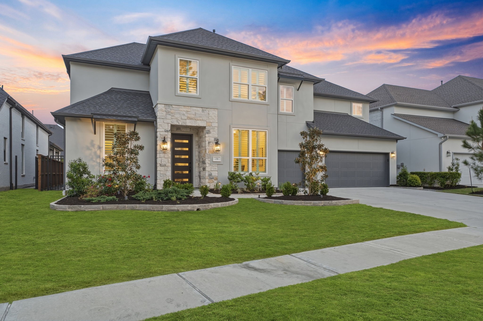 4708 Lorelai Lane Spring, TX 77386 - Photo 5 of 50 a front view of a house with a yard