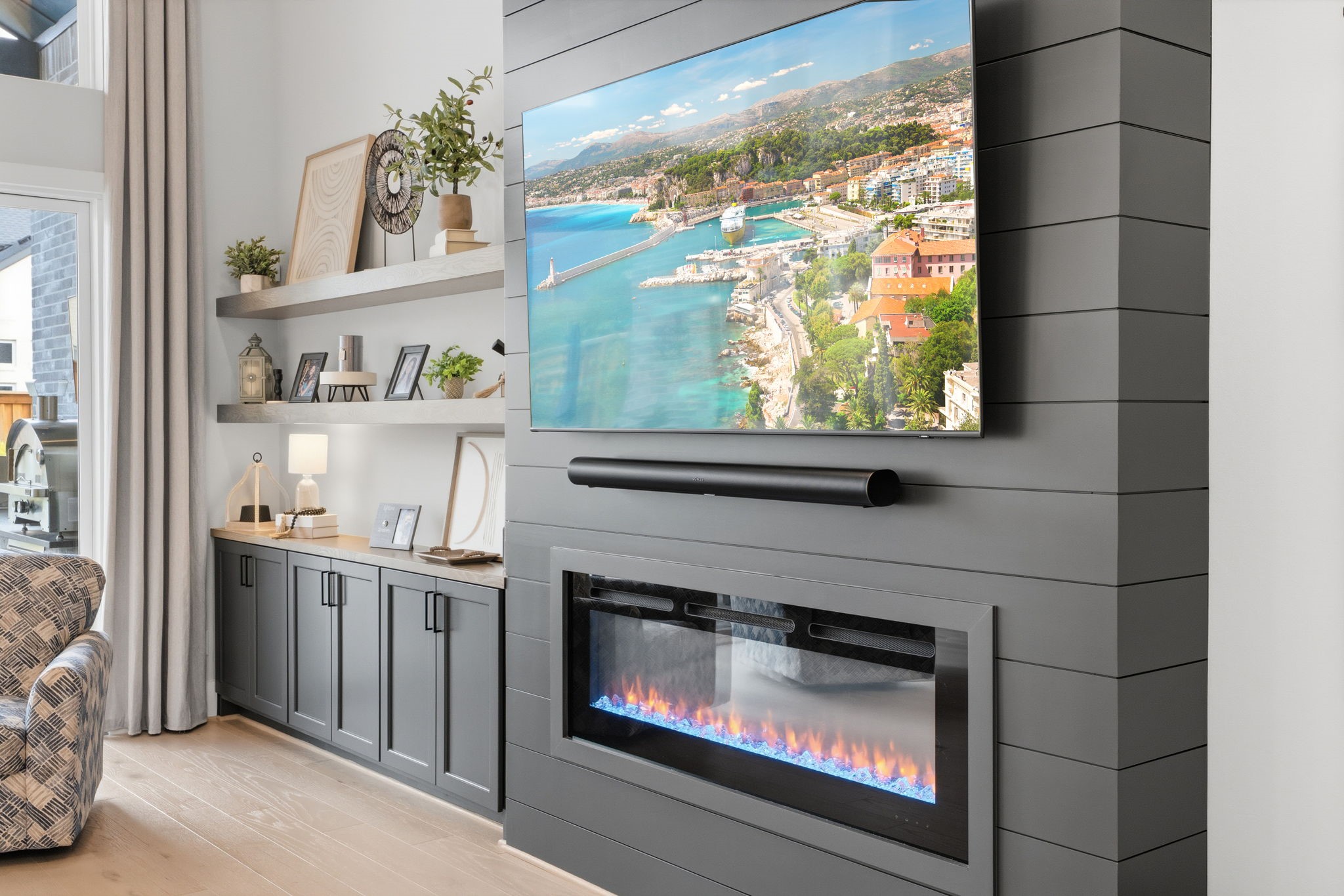 4708 Lorelai Lane Spring, TX 77386 - Photo 10 of 50 a kitchen with windows and fireplace