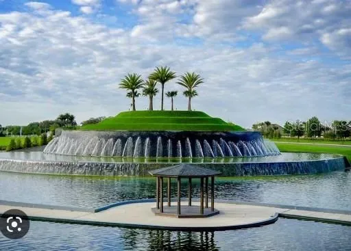 an aerial view of a house with outdoor space