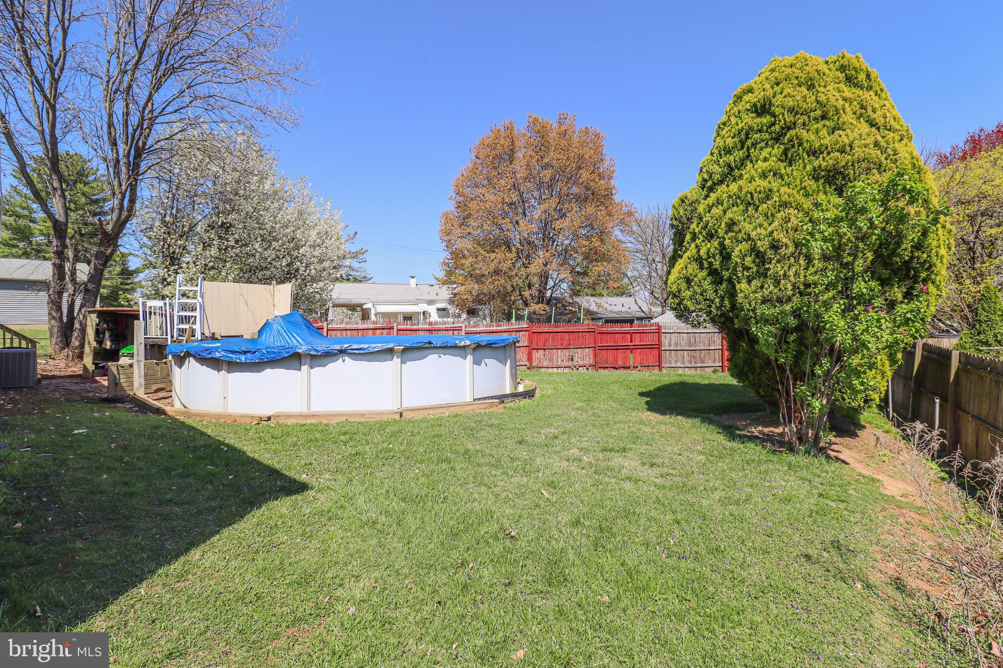 156 South Ritters Lane Owings Mills, MD 21117 - Photo 37 of 42 a view of backyard with outdoor seating and green space