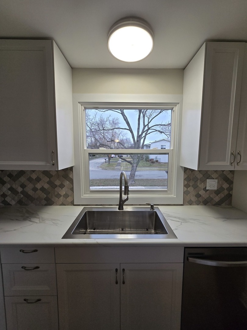 1010 Ridgewood Drive Bolingbrook, IL 60440 - Photo 9 of 29 a kitchen with a sink and a window