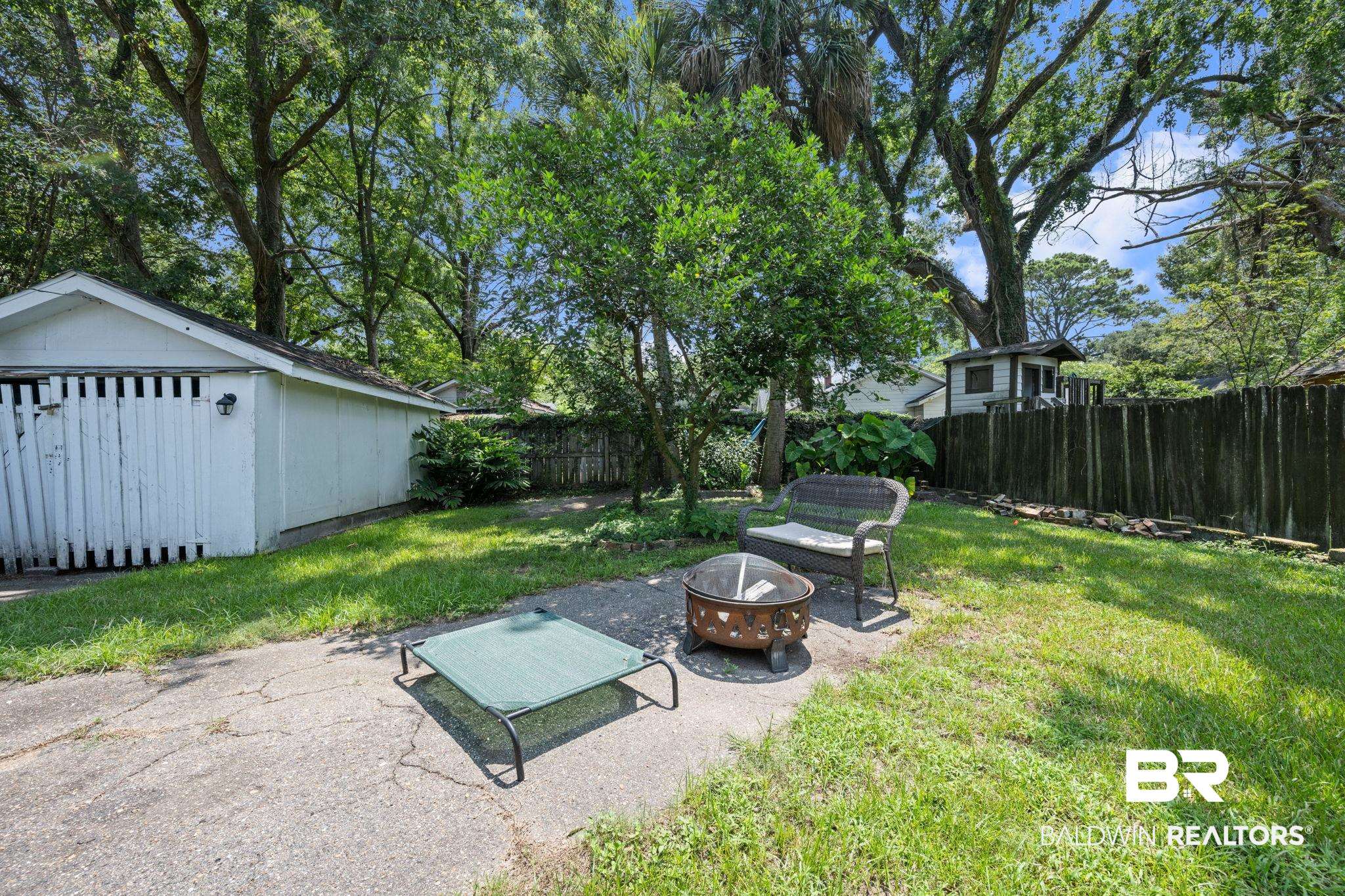 151 Houstreeton Street Mobile, AL 36606 - Photo 21 of 27 Fenced Backyard