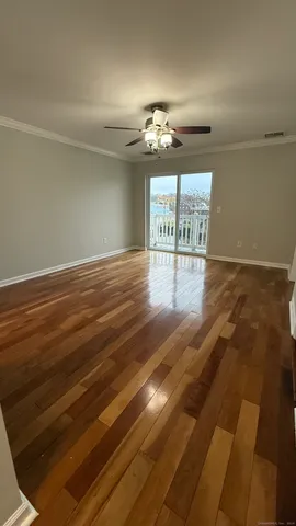 a view of livingroom with hardwood floor