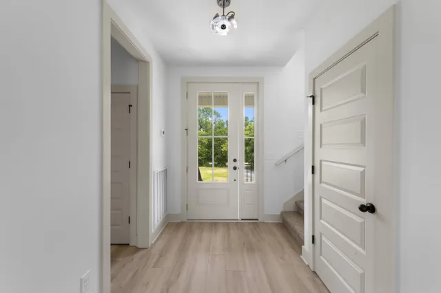 wooden floor in an empty room