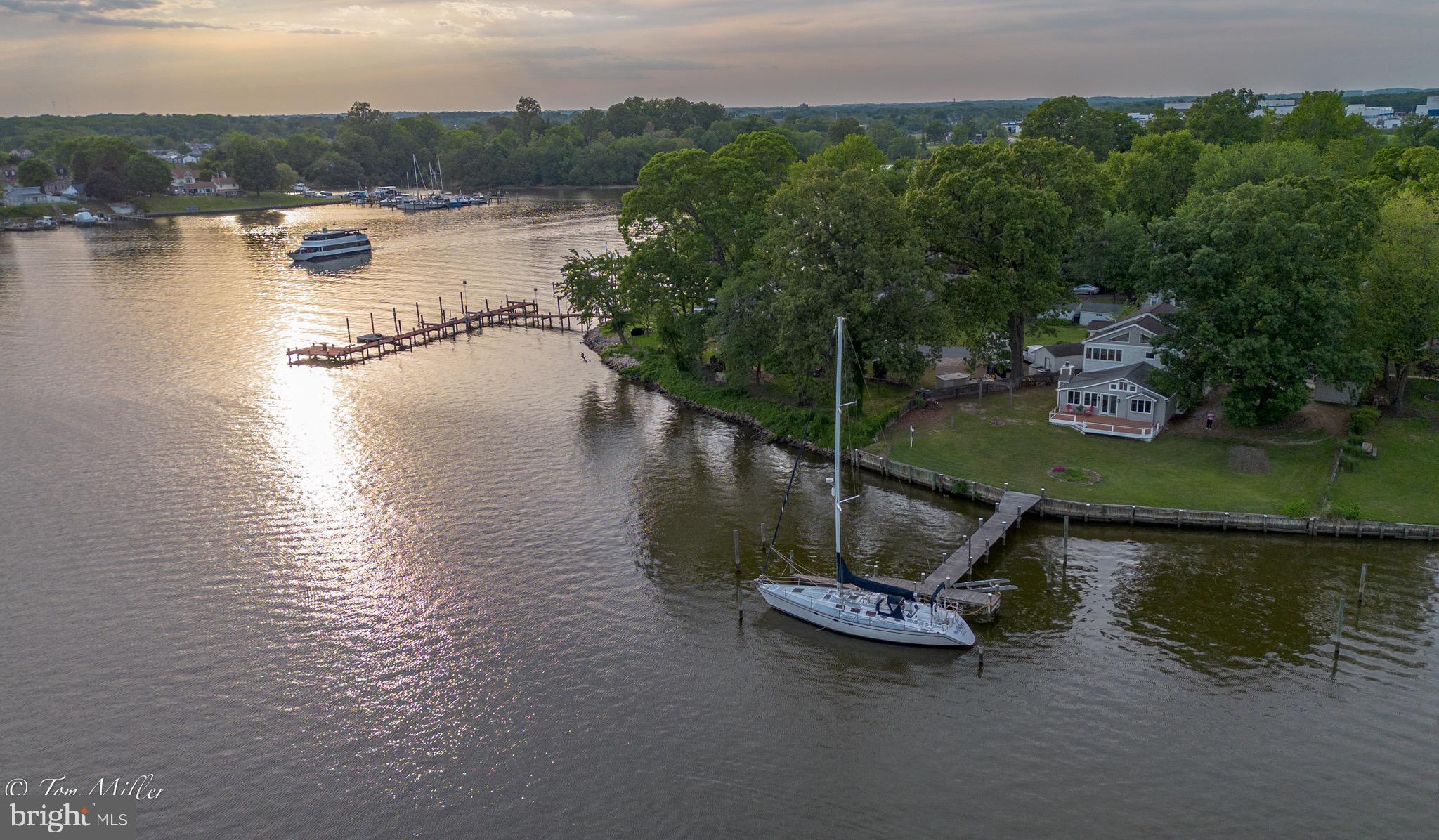 a view of a lake with a mountain view
