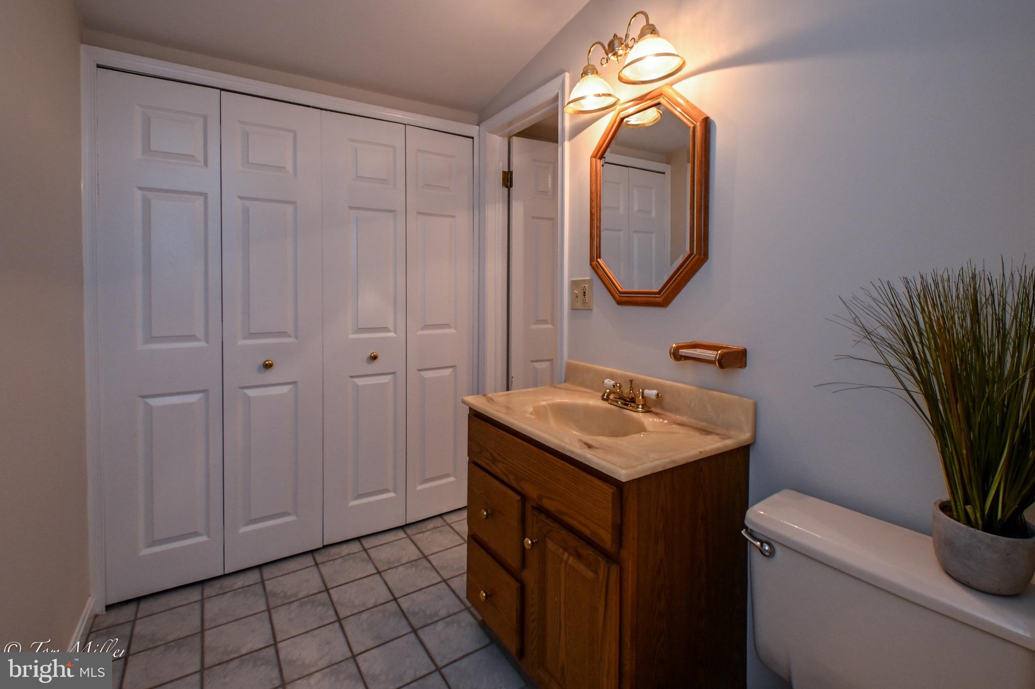1135 Beech Drive Baltimore, MD 21220 - Photo 17 of 53 a bathroom with a sink and a mirror