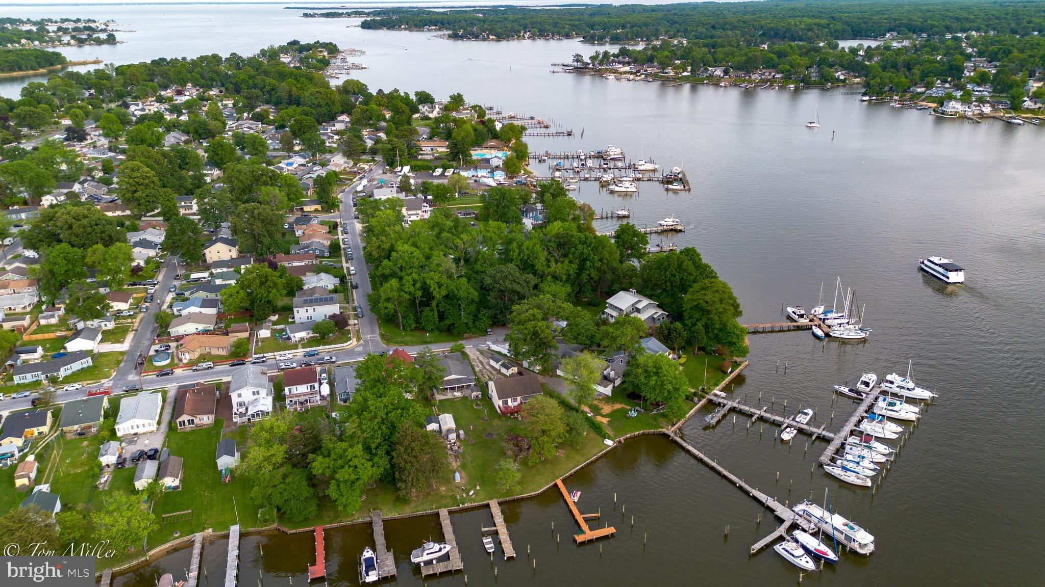 1135 Beech Drive Baltimore, MD 21220 - Photo 6 of 53 an aerial view of a house with a lake view