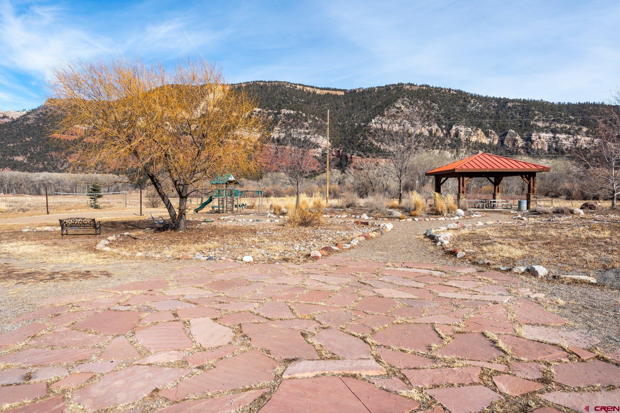 1422 Animas View Drive, Unit 25 Durango, CO 81301 - Photo 33 of 35 a view of a backyard with a patio