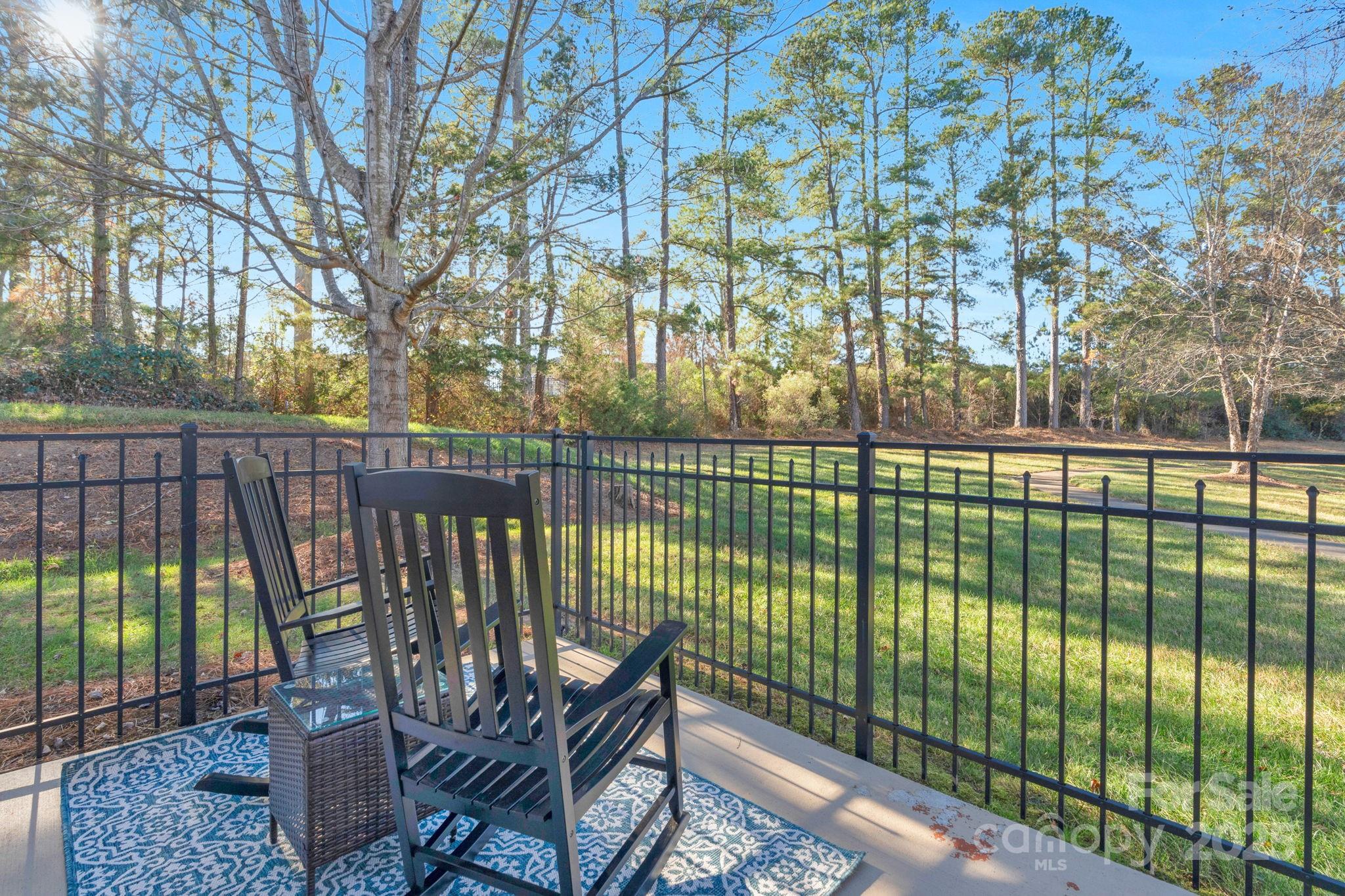 3038 Bellasera Way Matthews, NC 28105 - Photo 42 of 43 a view of a balcony with iron fence