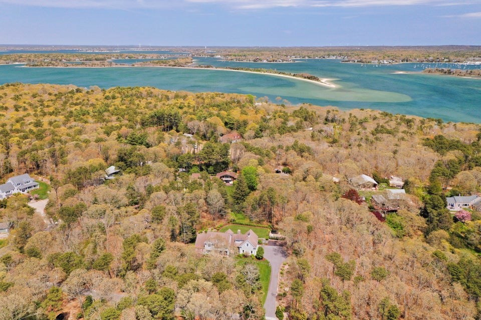 5 Pasture Road Bourne, MA 02534 - Photo 30 of 37 a view of an outdoor space and a lake view