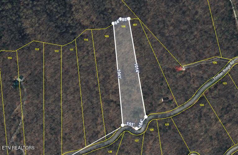 Timber Ridge Road Sharps Chapel, TN 37866 - Photo 14 of 19 Lot map