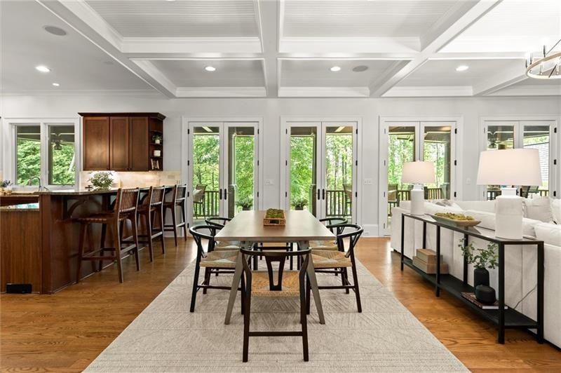 4290 Bobbins Way Cumming, GA 30041 - Photo 22 of 133 a view of a dining room with furniture window and outside view