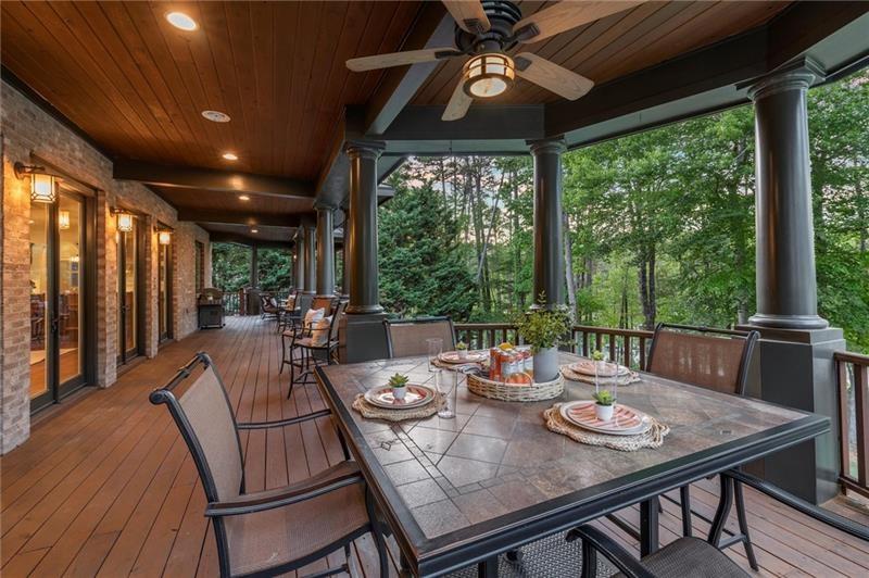 4290 Bobbins Way Cumming, GA 30041 - Photo 41 of 133 a view of a dining room with furniture window and outside view