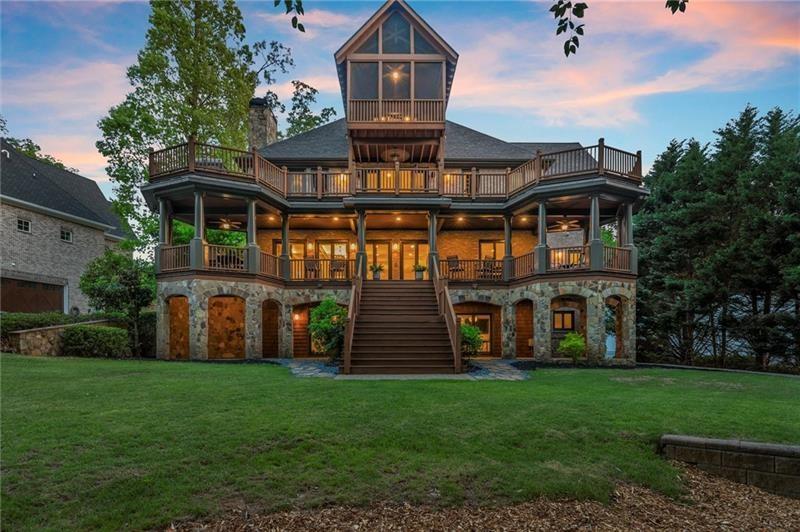 4290 Bobbins Way Cumming, GA 30041 - Photo 94 of 133 a front view of a house with garden