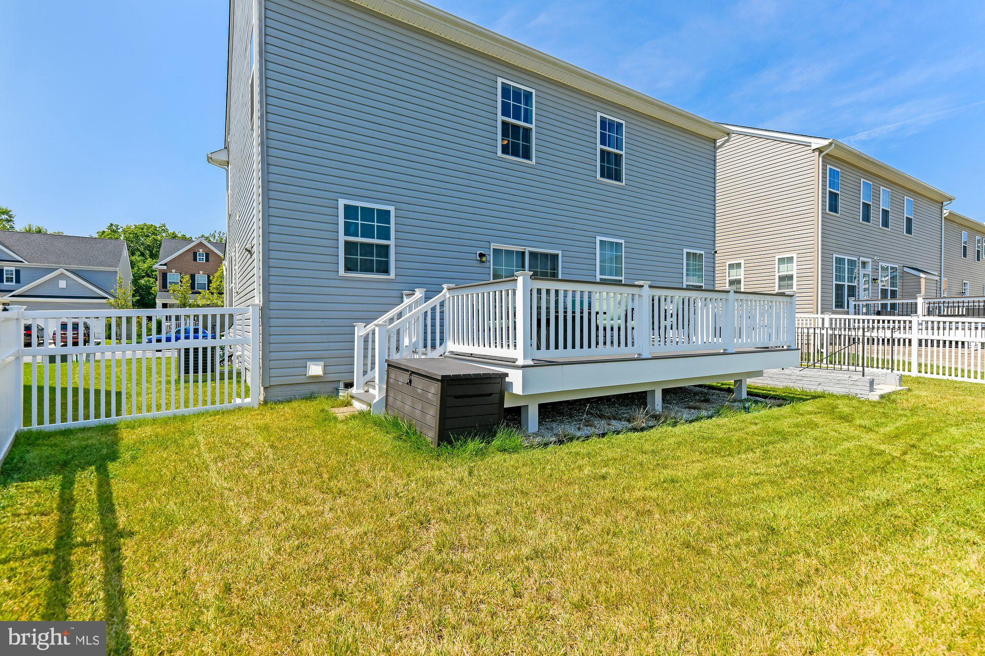 1007 Collier Run Road Baltimore, MD 21220 - Photo 33 of 57 Composite deck and fenced in back yard