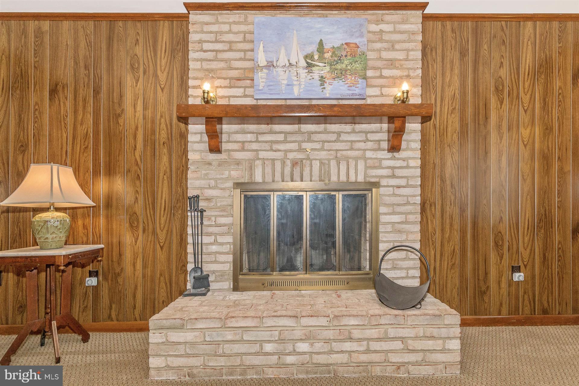 Warm your toes bu the wood fired Hearth