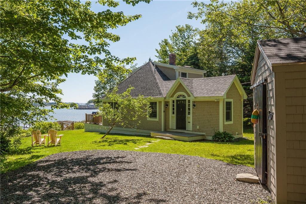 130 Patten Point Road Spruce Head, ME 04859 - Photo 8 of 18 Pulling up to the cottage. There is...
