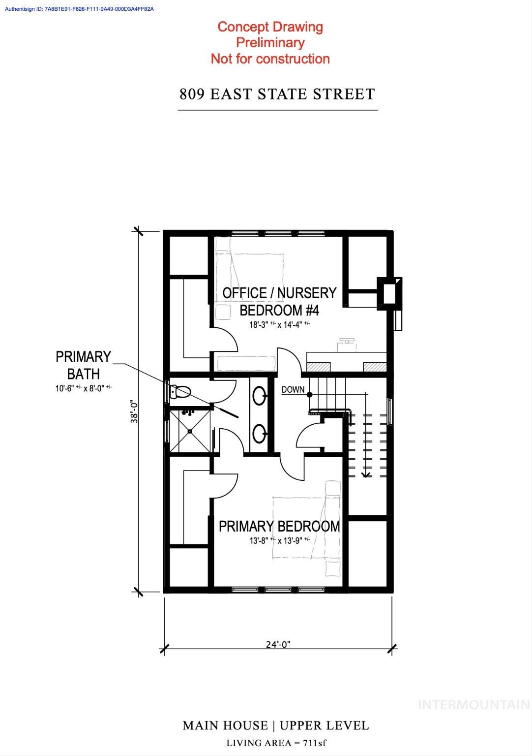 809 East State Street Boise, ID 83712 - Photo 15 of 18 View of room layout