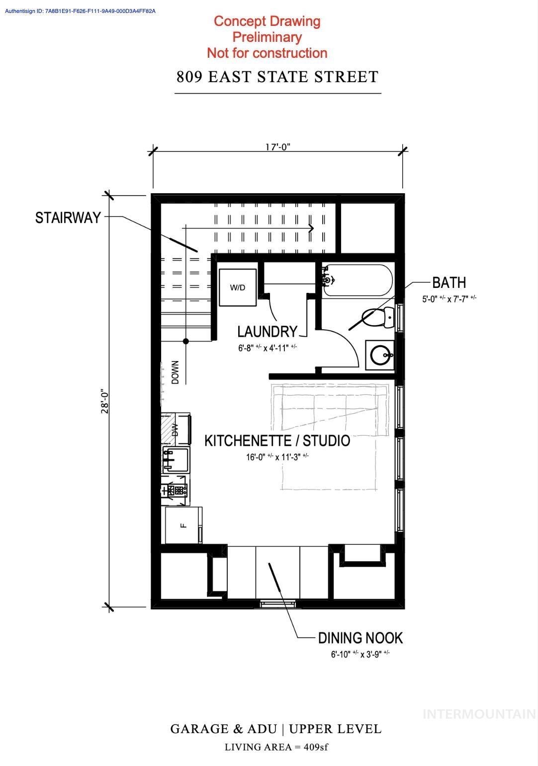 809 East State Street Boise, ID 83712 - Photo 18 of 18 View of property floor plan