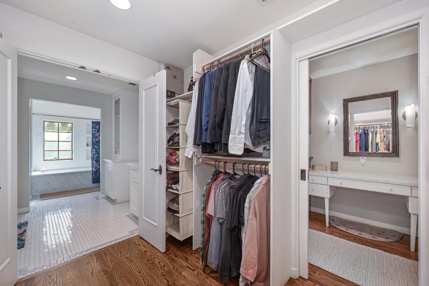 3501 Cutter Way Sacramento, CA 95818 - Photo 52 of 89 a view of walk in closet with clothes and shoes