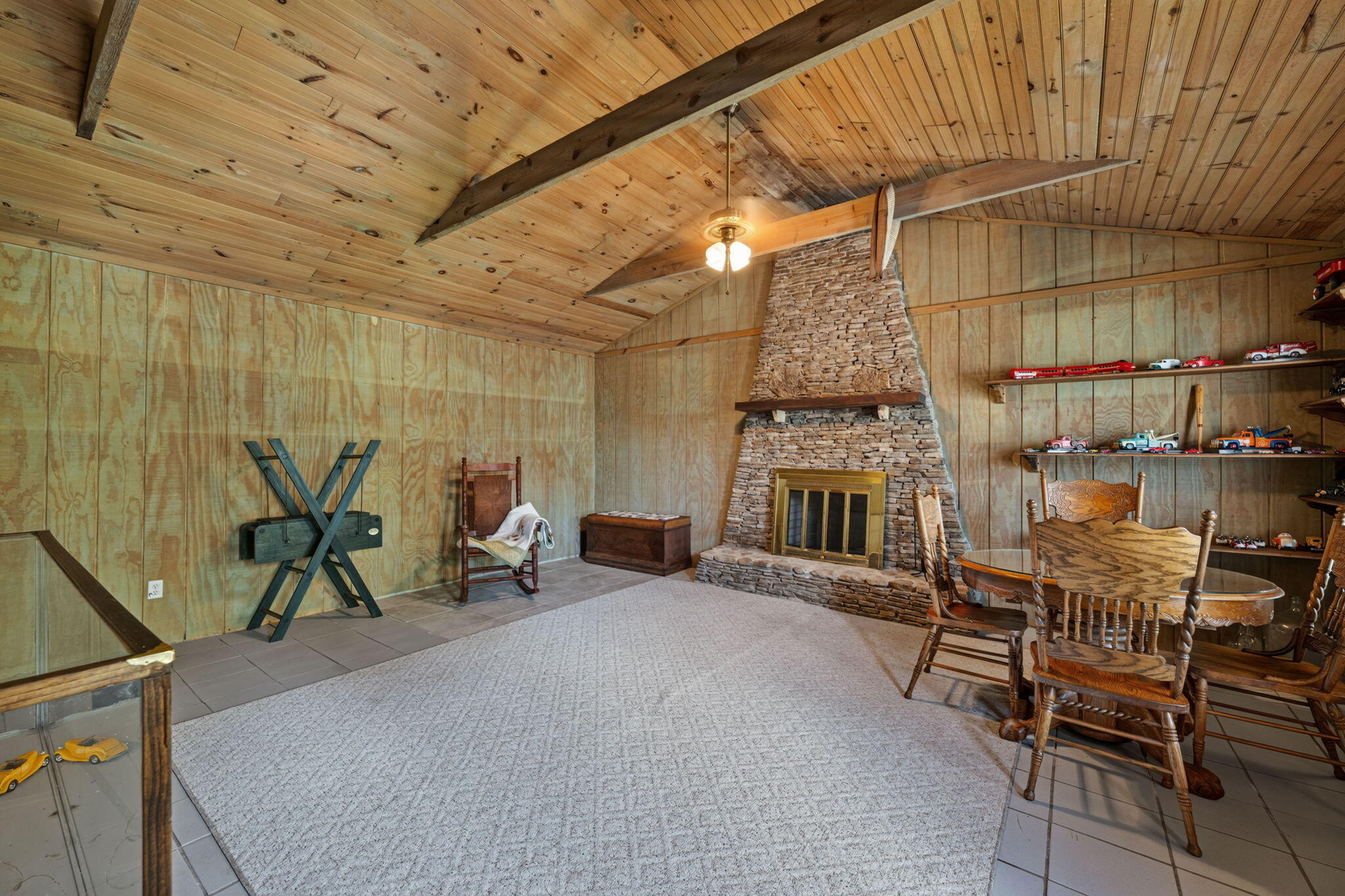 407 White Road Chattanooga, TN 37421 - Photo 25 of 64 Den/bonus room with fireplace