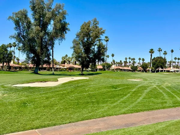 a view of building with trees