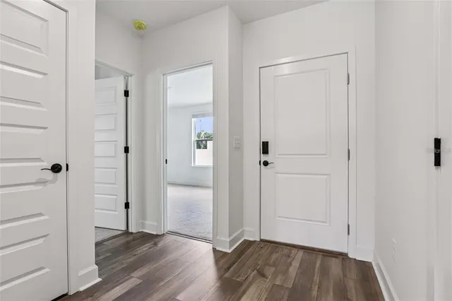 wooden floor in an empty room