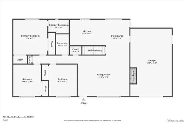 $650,000 | 7513 East Costilla Boulevard, Centennial, CO 80112