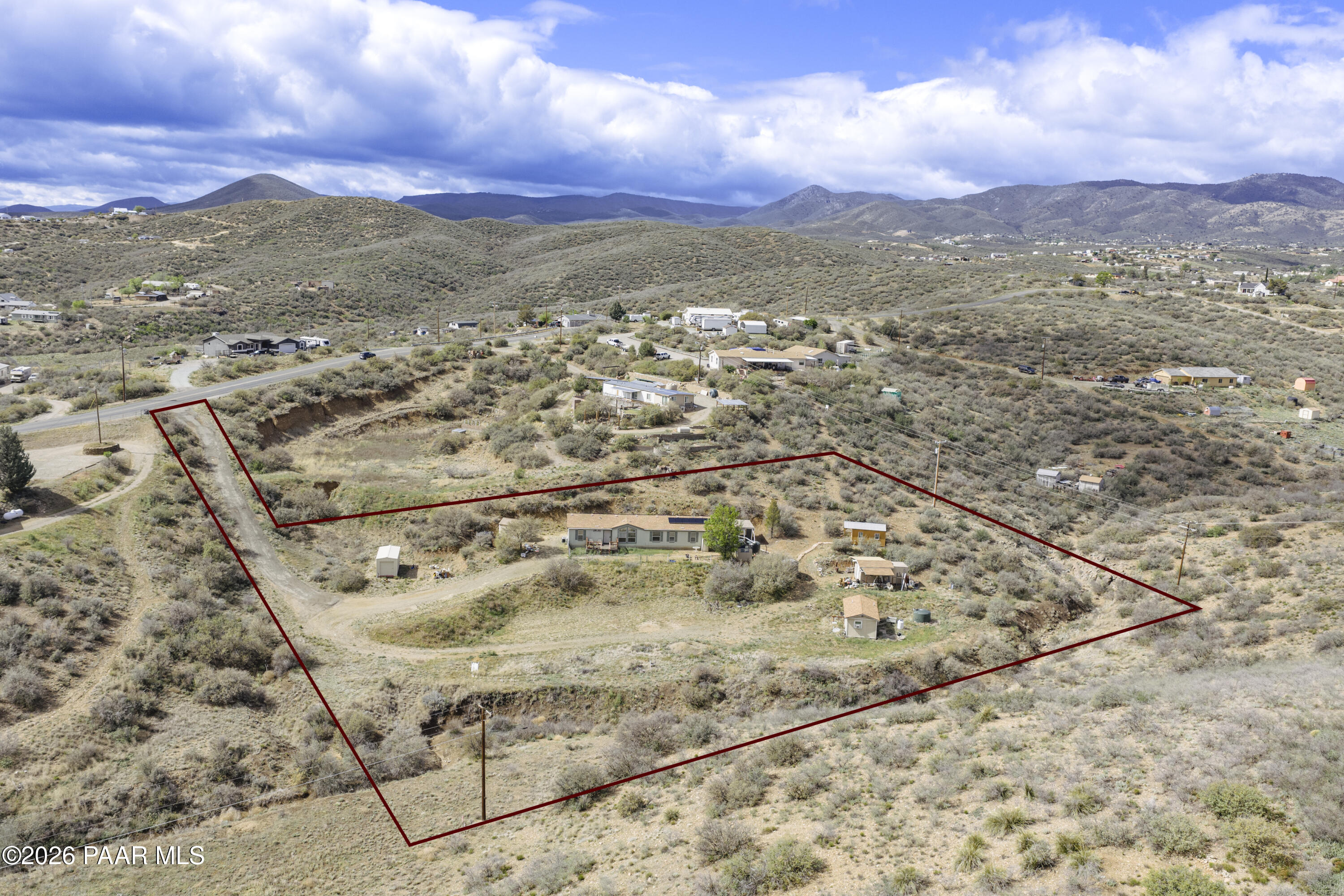 11800 Henderson Road Dewey-Humboldt, AZ 86327 - Photo 45 of 49 Aerial Overview 2