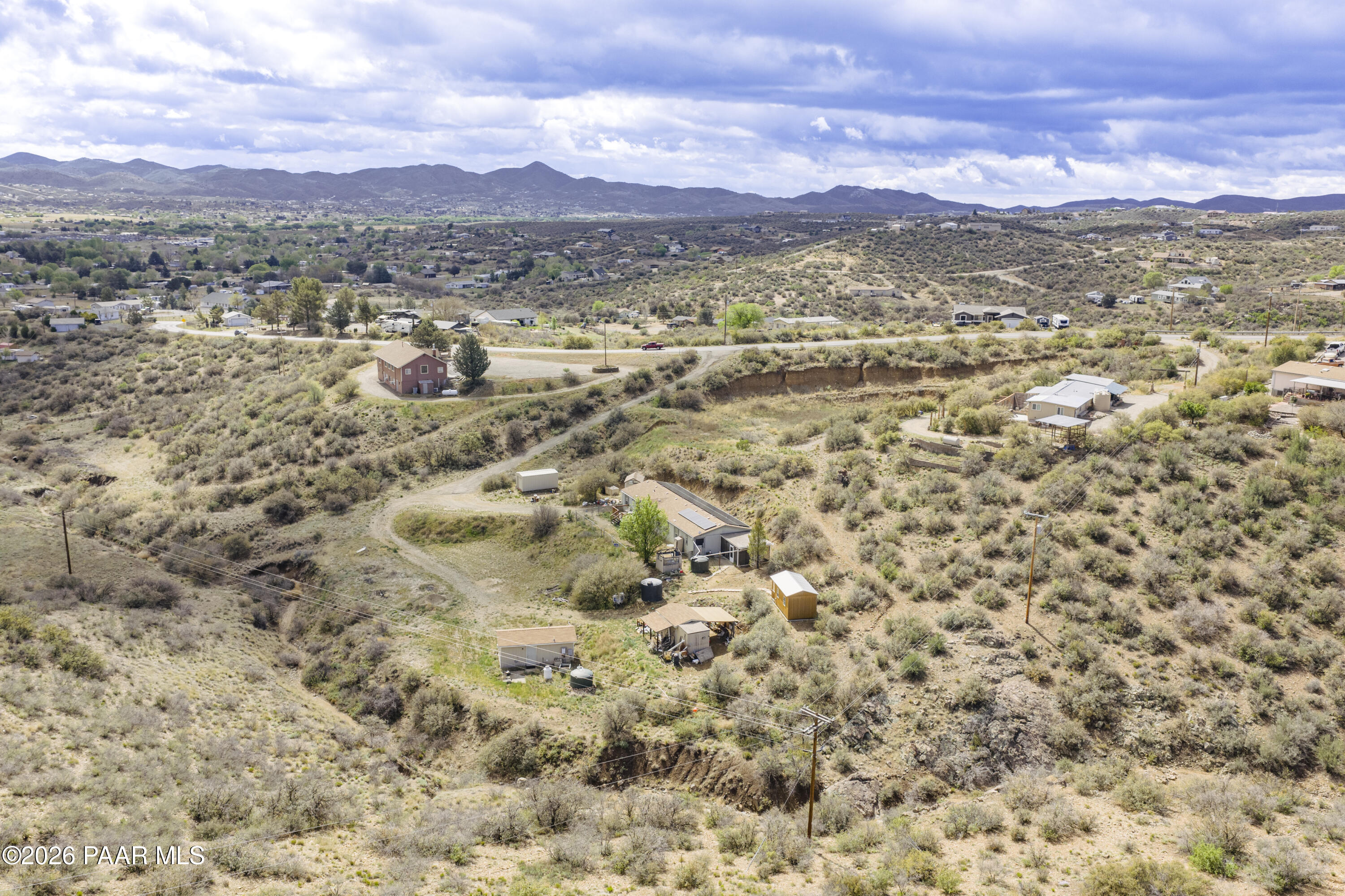 11800 Henderson Road Dewey-Humboldt, AZ 86327 - Photo 47 of 49 Aerial Overview No Lines 1