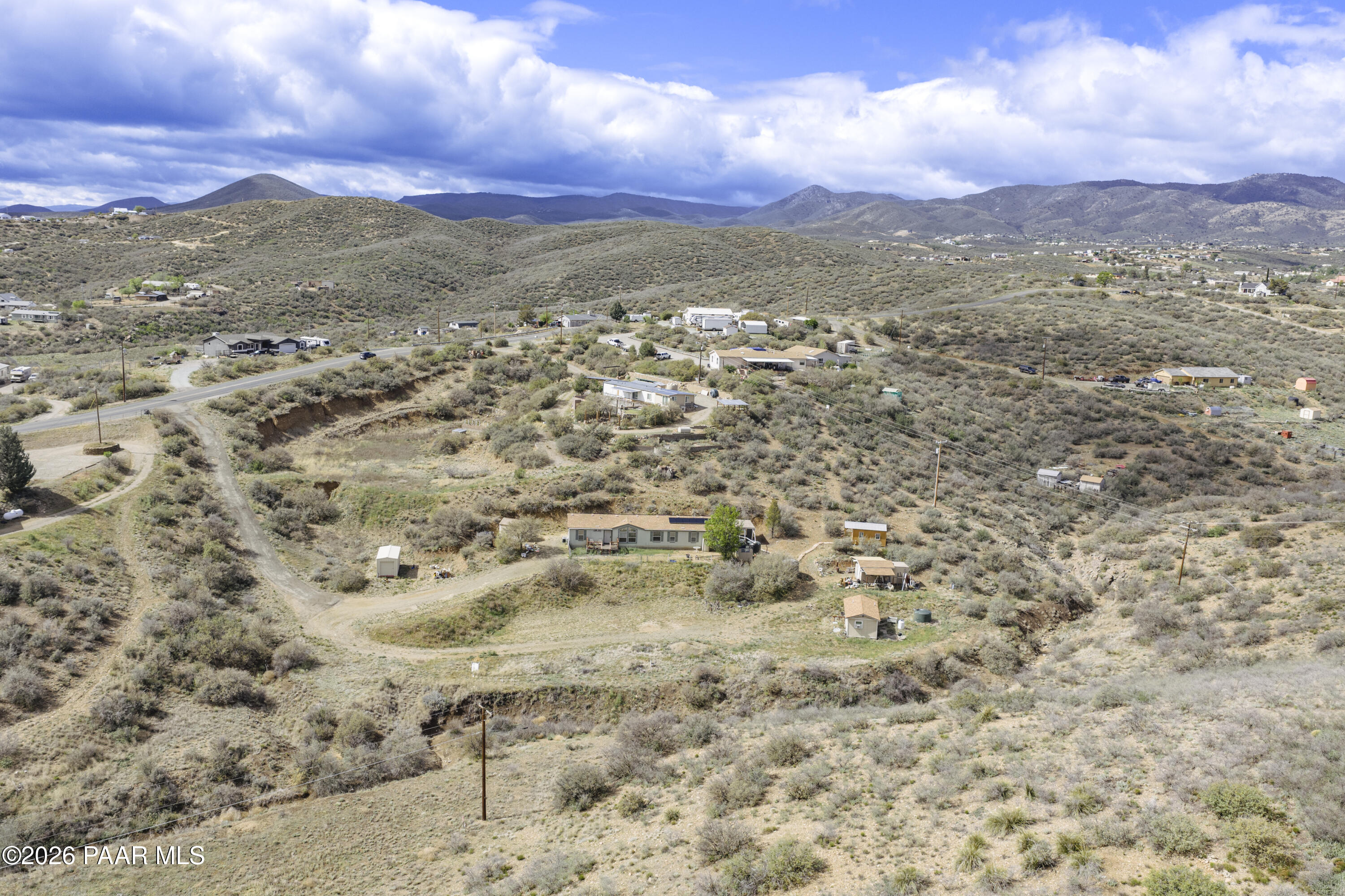 11800 Henderson Road Dewey-Humboldt, AZ 86327 - Photo 48 of 49 Aerial Overview No Lines 2