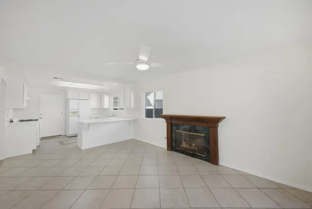 a view of kitchen and sink