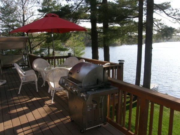 51 Colonial Road Webster, MA 01570 - Photo 27 of 30 a view of balcony with wooden floor and outdoor seating