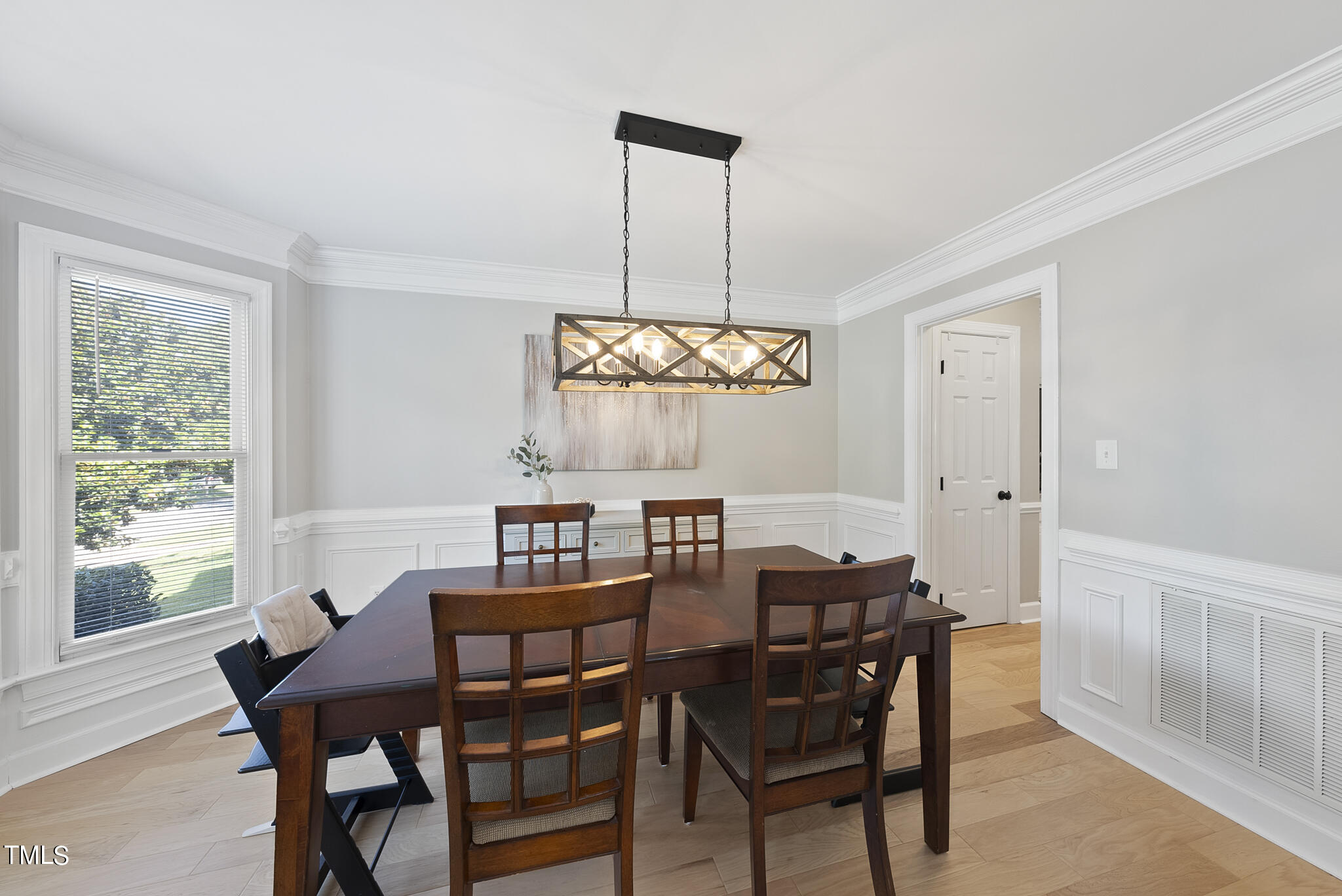 2821 Dahlgreen Road Raleigh, NC 27615 - Photo 10 of 28 a view of a dining room with furniture window and outside view