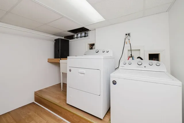 a view of storage and utility room