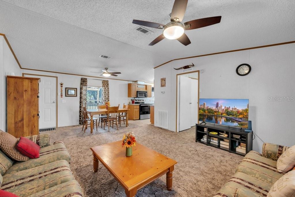 415 Hal Colding Road Lithia, FL 33547 - Photo 58 of 73 a living room with furniture and kitchen view