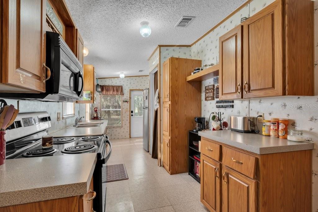 415 Hal Colding Road Lithia, FL 33547 - Photo 63 of 73 a kitchen with stainless steel appliances granite countertop a refrigerator stove and sink