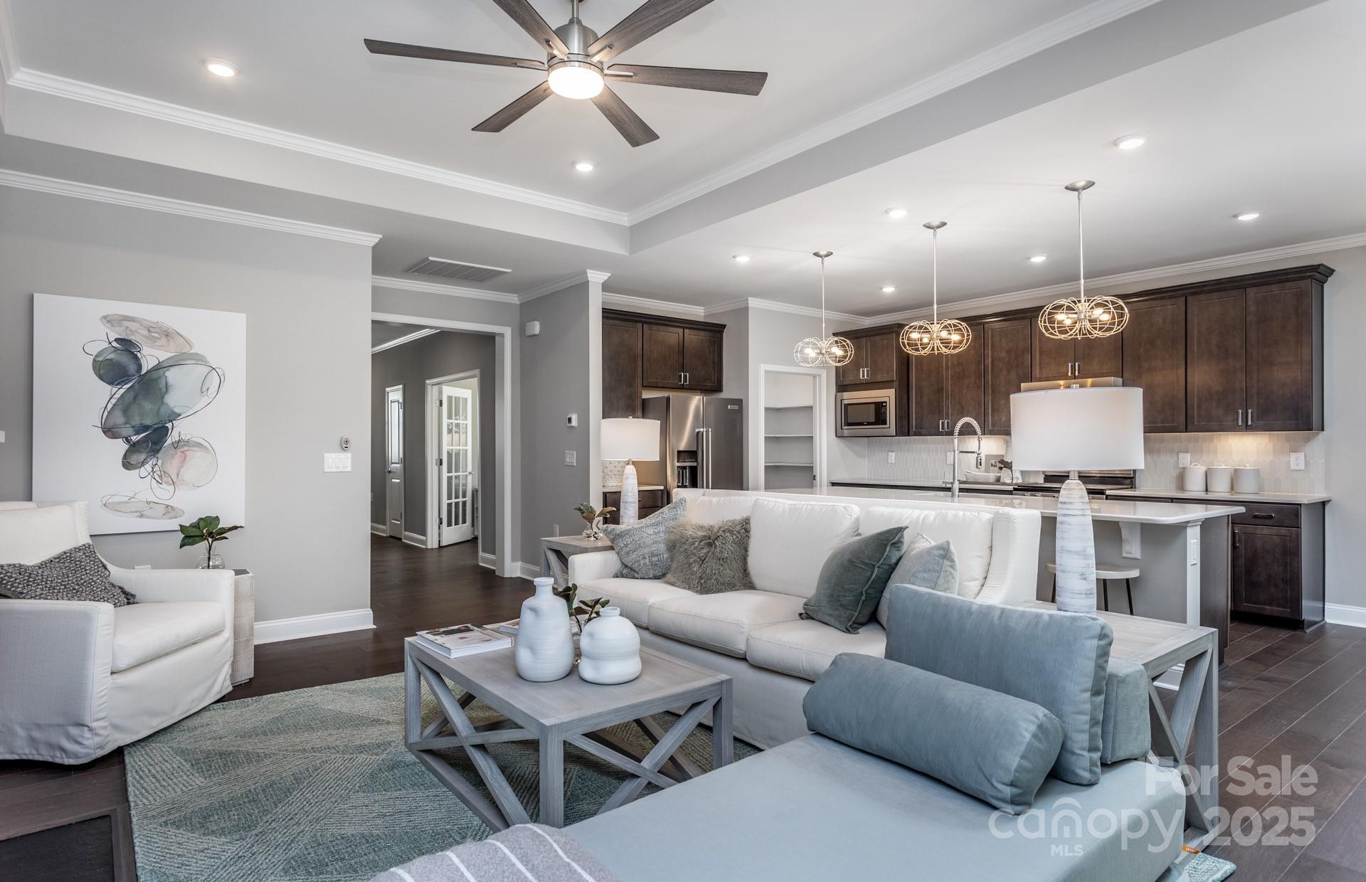 4796 Formation Court, Unit 68 Lancaster, SC 29720 - Photo 3 of 17 a living room with furniture and kitchen view