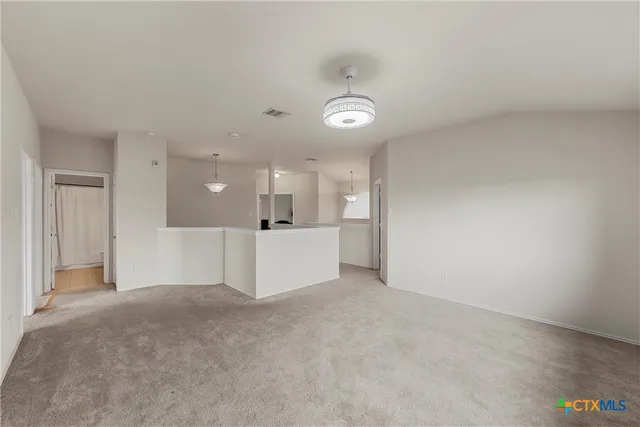 a view of an empty room