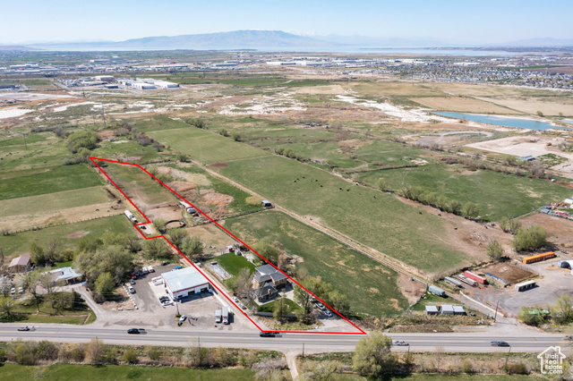 2490 South State Street Springville, UT 84663 - Photo 25 of 38 Aerial view with a rural view and a water and mountain view