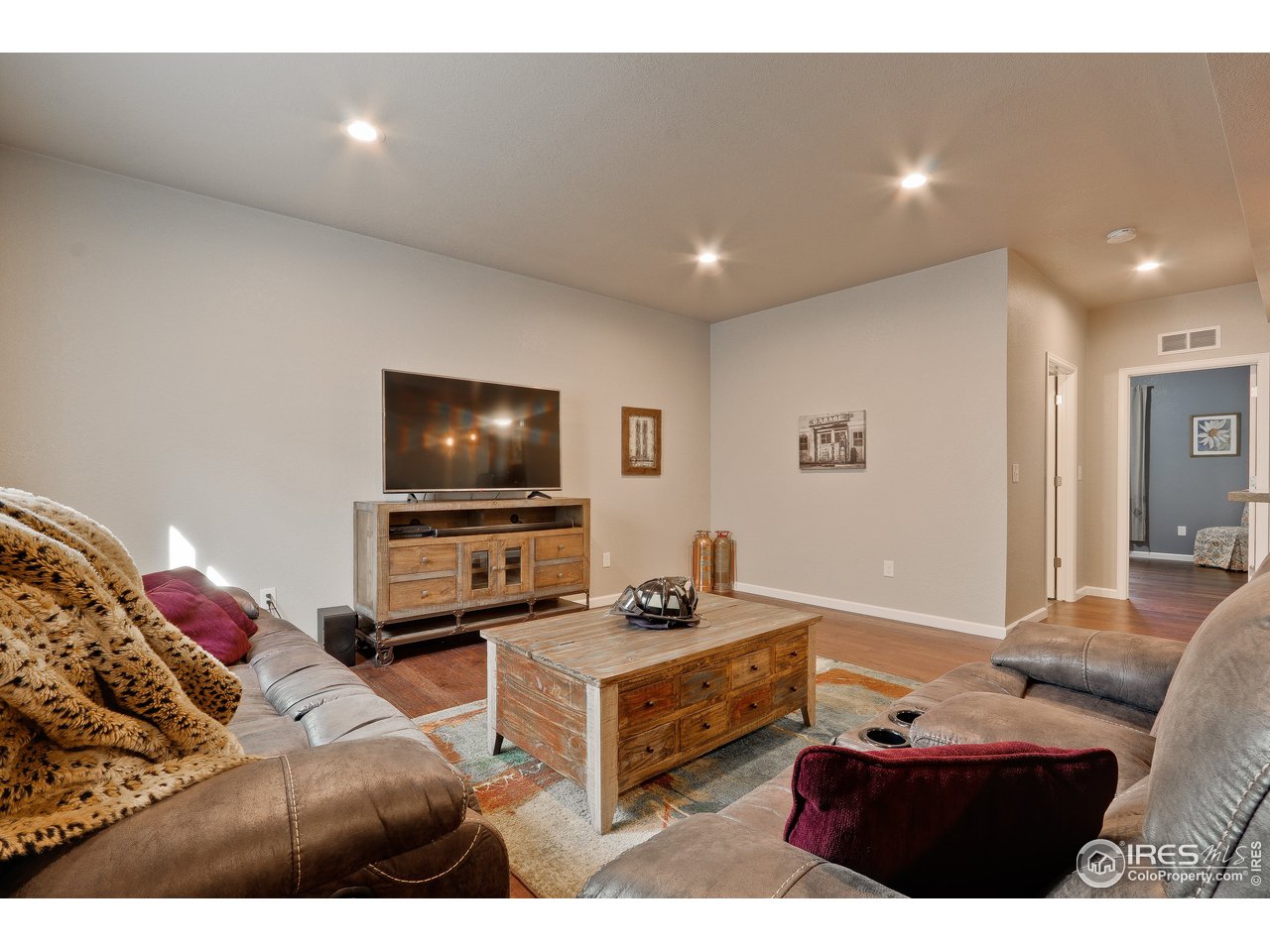 890 Wagon Bend Road Berthoud, CO 80513 - Photo 27 of 40 Basement Living Area