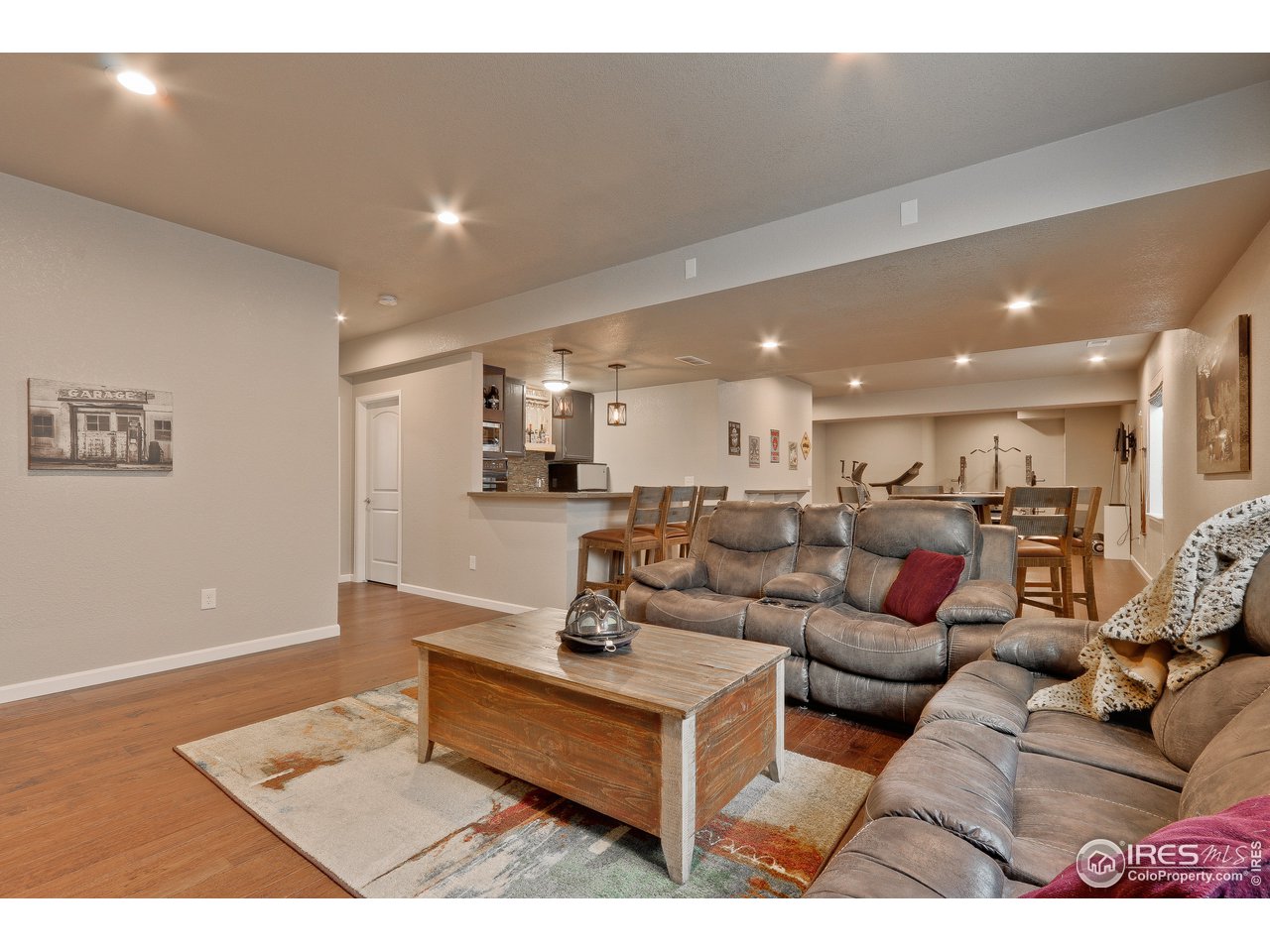 890 Wagon Bend Road Berthoud, CO 80513 - Photo 28 of 40 Basement Living Area