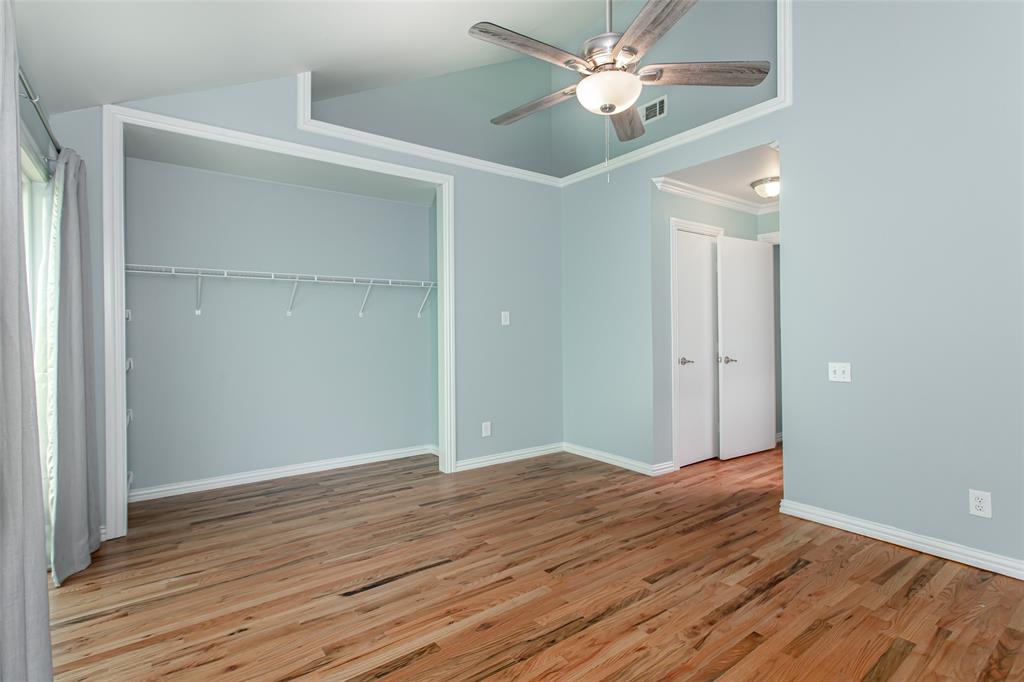 4139 Rosser Square Dallas, TX 75244 - Photo 23 of 34 Generously sized primary suite offering ample closet space.