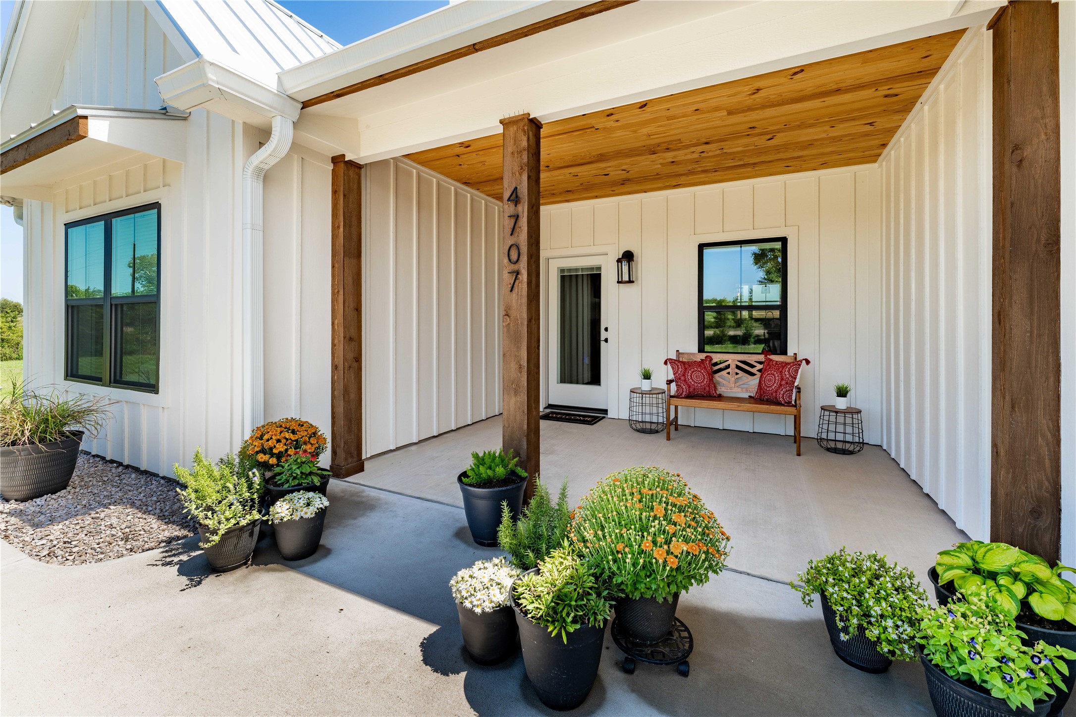 4707 Guenther Road La Grange, TX 78945 - Photo 2 of 26 a bunch of flowers in front of the house