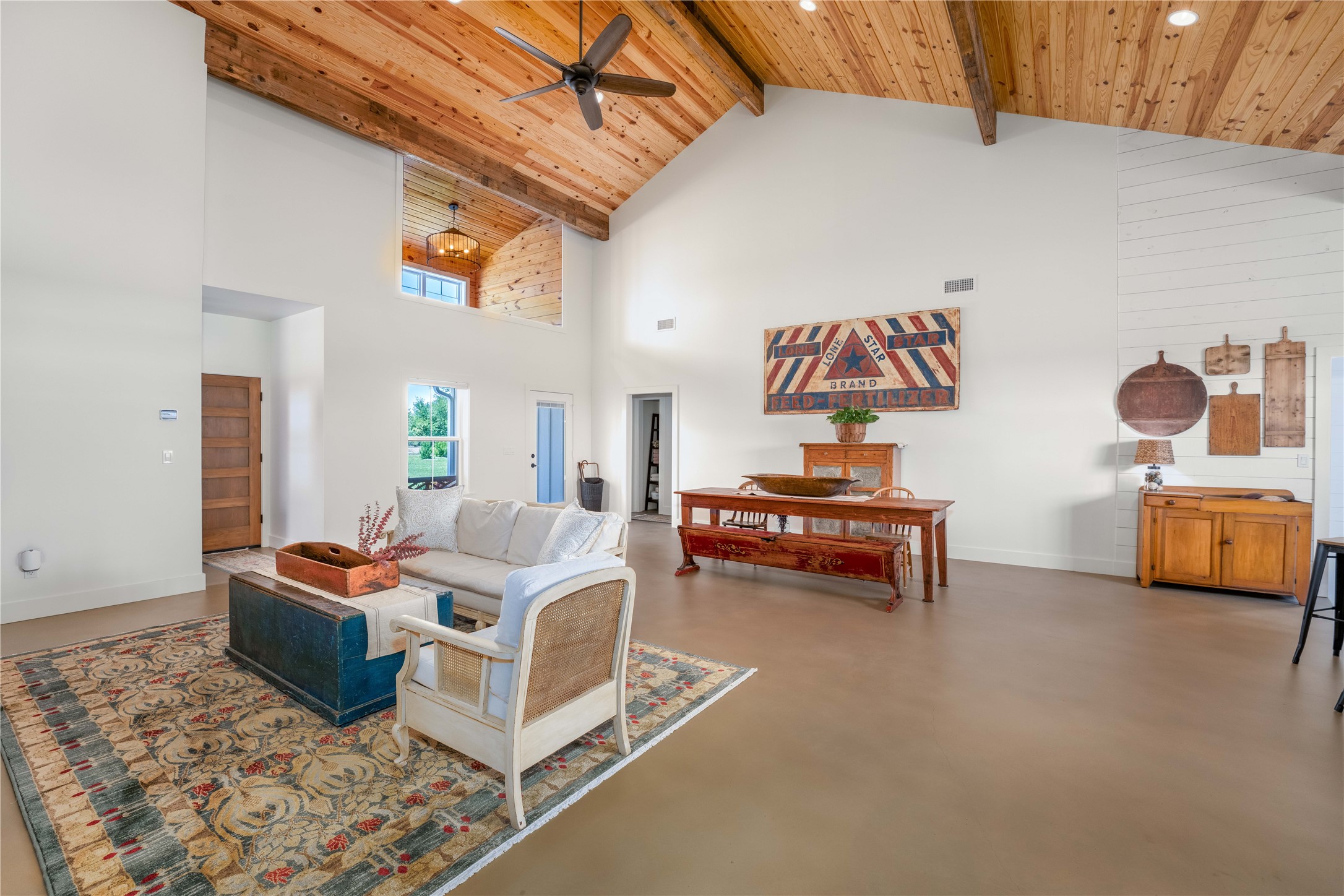 4707 Guenther Road La Grange, TX 78945 - Photo 6 of 26 a bedroom with furniture and a lamp